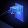 momen Charger Block, Dual USB Wall Charger with Blue LED Night Light for iPhone 11/Xs/XS Max/XR/X/8/7/6/Plus, Galaxy 9/8/7, Note 9/8, LG, HTC and More, Quick Charge 3.0 Wall Charger 5V/2.1A (2 Pack)