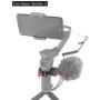 AFVO Ring Hot Shoe Adapter for DJI Osmo Mobile 3, Osmo Mobile 2 and Osmo Mobile 1, Adapter for Microphone and LED Light