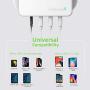 Nekmit USB C Charger, Thin Flat 42W 4-Port Wall Charger with One 18W Power Delivery PD 3.0 and 3 USB Port for iPad Pro, iPhone 11/ Pro/Max/XS/Max/XR/X, Pixel,Galaxy and More