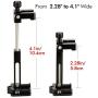 Ulanzi ST-03 Metal Smart Phone Tripod Mount with Cold Shoe Mount and Arca-Style Quick Release Plate for iPhone Xs Xs Max X 8 7 Plus Samsung,Cell Phone Tripod Holder Clip Adapter for Joby GorillaPod