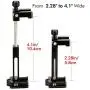 Ulanzi ST-03 Metal Smart Phone Tripod Mount with Cold Shoe Mount and Arca-Style Quick Release Plate for iPhone Xs X 8 7 Plus Samsung Huawei,Cell Phone Tripod Holder Clip Adapter (Red)