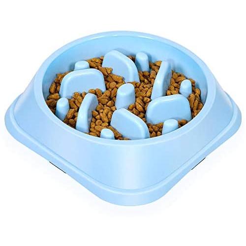 UPSKY Slow Feeder Small Dog Bowls Non Slip Puzzle Bowl Fun Feeder Interactive Bloat Stop Dog Bowl Anti-Choking Dog Bowl