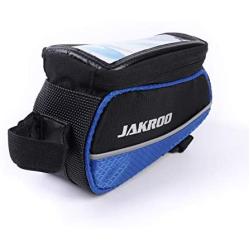 Kintoun Water Resistant Frame Handlebar Storage Bag for Bike/Bicycles with Touch Screen Case for 5.5 Screen Size in Mobile Device Cell Phones Accessories