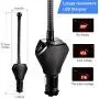 Phone Holder for Car, Amoner Adjustable 4 in 1 Car Phone Mount Cigarette Lighter Cell Phone Car Mount with Dual Port USB Charger Compatible iPhone 11 X 8, iPad, Galaxy S9 S8, Mate20 P30, GPS and More