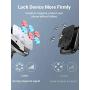 LISEN Phone Holder Car, [Upgraded Clip] Magnetic Phone Mount [6 Strong Magnets] Car Phone Mount [Case Friendly] iPhone Car Holder Car Mount for iPhone Compatible with All Smartphone and Tablet-Silver