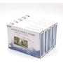 Boxalls 3.5x5 Inches Acrylic Picture Frames- 5 Pack, Desktop Frameless Photo Frames with Magnetic, Double Sided Transparent (5 Pack)