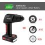 fineed 18V 145PSI Cordless Tire Inflator, Portable Air Compressor with Pressure Gauge Air Digital Pump for Cars, SUVs, RV Bicycles and Motorcycles, 55L/Min, 2000mAh Rechargeable li-ion Battery