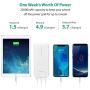 RAVPower Portable Charger 22000mAh External Battery Pack 22000 Power Banks 5.8A Output 3-Port， Compatible with iPhone 11/Pro/Max/ 8/ X/XS, Samsung Galaxy and More