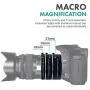 Movo AF Macro Extension Tube Set for Sony E-Mount (NEX) with 10mm, 16mm, and 21mm Extension Tubes Movo AF Macro Extension Tube Set for Sony E-Mount (NEX) with 10mm, 16mm, and 21mm Extension Tubes