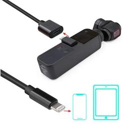 RCstyle Osmo Pocket OTG Cable Data Line Universal Extension Cord Female Connector Adapter Cable Compatible with DJI OSMO Pocket Accessories, 39 Inches