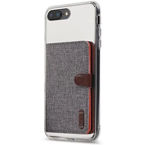 Ringke Flip Card Holder ID Adhesive 3M Premium Stick Fashion Multi-Card Slot Wallet Case Credit Card Cash Pouch Attachment Compatible with Most Smartphones, Android and More - Gray Ringke Flip Card Holder ID Adhesive 3M Premium Stick Fashion Multi-Card Slot Wallet Case Credit Card Cash Pouch Attachment Compatible with Most Smartphones, Android and More - Gray