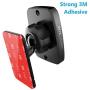 WixGear Universal Stick On Dashboard Magnetic Car Mount Holder, for Cell Phones and Mini Tablets with Fast Swift-snap Technology, (New Rectangle Stronger Design)