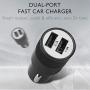 CAM2 Car Charger, 2.1A 2-Port USB Fast Car Charger for iPhone X/8/7/6/6 Plus, iPad Air 2/Mini 4, Samsung Galaxy S6/S6 Edge and More