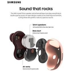 Samsung Galaxy Buds Live, Wireless Earbuds w/Active Noise Cancelling, Mystic White (US Version with Warranty)