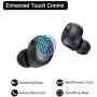 TRANYA T10 Bluetooth 5.0 Wireless Earbuds with Wireless Charging Case IPX7 Waterproof TWS Stereo Headphones in Ear 12mm Driver Built in Mic aptX Headset Premium Sound with Deep Bass for Sport Black