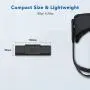 KIWI design Battery Pack for Oculus Quest VR Headset, 5000 mAh VR Power Bank Portable Charger with USB-C Charging Cable for Oculus Quest Accessories (Black) KIWI design Battery Pack for Oculus Quest VR Headset, 5000 mAh VR Power Bank Portable Charger with USB-C Charging Cable for Oculus Quest Accessories (Black)