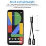 USB C to 3.5 mm Headphone Jack Adapter with Fast Charging 2-in-1 USB Type C to 3.5mm Audio Adapter Compatible with Pixel 4 3 2 XL/Samsung Note 10/10+/iPad Pro2018/ Huawei/Xiaomi/HTC/OnePlus