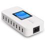 Vanbon 60W 8-Port USB Wall Charger, Multi Port USB Charger Charging Station W/LCD Compatible with Smart Phone, Tablet and Multiple Devices