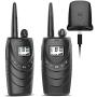 Rechargeable Walkie Talkies for Adults, 22 Channel FRS Long Range Walkie Talkie Two Way Radio with 1500mAh Rechargeable Li-ion Battery for Adult Outdoor, Business, Camping, Cruising