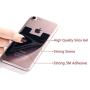 BIAJIYA Card Holder for Back of Phone Silicone Pouch Wallet Stick-on ID Credit Business Card Sleeve Pocket for All Smartphones (11PC)