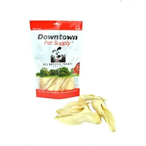 Downtown Pet Supply All Natural Lamb Ears for Dogs, Healthier Dog Training Chew Treats Than Rawhide - High Protein Treats for Dogs