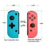 Winkeyes Nintendo Switch Joy-Con Controller Mini Switch Controller Joy Con (L/R) Wireless Pro Game Controller Gamepad Joypad Joystick Compatible with Nintendo Switch, Blue and Red Color