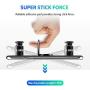 Phone Ring Holder Finger Kickstand, A-Maker 360° Rotation Metal Phone Ring Stand,Phone Ring Grip for Magnetic Car Mount Compatible with iPhone, Samsung Galaxy All Smartphone (Black)