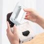 Cell Phone Stand, MAKAVO Telescoping Foldable Height Angle Adjustable Cellphone Stand Holder for iPad Samsung Tablets e-Readers iPhone 11 Pro Max 4-12.9inch (White)