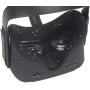 The Combo of VR Face Silicone Cover Mask Pad & Head Strap Pad Cushion Compatible for Oculus Quest Sweatproof Light Blocking (Washable) for Virtual Reality Headset (Black)