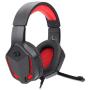 Redragon H220 THEMIS Wired Gaming Headset, Stereo Surround-Sound, Noise Cancelling Over-Ear Headphones with Mic, Volume Control, Red LED Light, Compatible with PC, PS4/3, Xbox One and Nintendo Switch