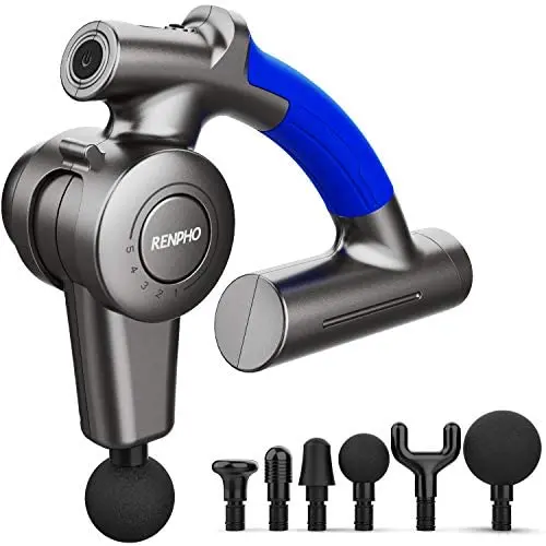 RENPHO R4 Pro Massage Gun with Adjustable Arm, Deep Tissue Percussion Muscle Massager Handheld, Portable Body Massager for Athletes Sore Muscle and Stiffness Back Pain Relief RENPHO R4 Pro Massage Gun with Adjustable Arm, Deep Tissue Percussion Muscle Massager Handheld, Portable Body Massager for Athletes Sore Muscle and Stiffness Back Pain Relief