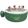 Coleman SaluSpa Inflatable Hot Tub Spa, Green & White