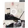 Whellen Selfie Ring Light for Phone Laptop Tablets Camera Photography Video, Rechargeable LED Clip On Light (Black)