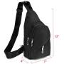 Westend Crossbody Sling Bag Backpack with Adjustable Strap