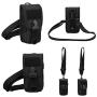 Selighting Tactical Molle Phone Pouch Outdoor Hunting Multifunctional Accessories Bag Small Sundries Bags Key Cell Phone Case (Black)