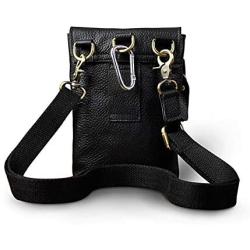 NKns Fanny Pack Mens Backpack Leather Mens Mobile Phone Camera Outdoor Small Pocket Shoulder Messenger Bag Crossbody Bag