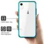 Mkeke Compatible with iPhone XR Case,Clear Anti-Scratch Shock Absorption Cover Case for iPhone XR Green