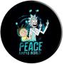 Middle Finger Peace Among Worlds PopSockets Grip and Stand for Phones and Tablets