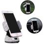 eing Bling Crystal Car Phone Mount with One More Air Vent Base,Universal Cell Phone Holder for Dashboard,Windshield and Air Vent,Silver