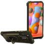 CELZEN - for Samsung Galaxy A11 (SM-A115) - Aluminum Metal Phone Case with Stand - ZY0 Dark Green