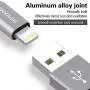 HOVAMP iPhone Charger, MFi Certified Lightning Cable 5 Pack (3/3/6/6/10FT) Nylon Woven with Metal Connector Compatible iPhone 11/Pro/Xs Max/X/8/7/Plus/6S/6/SE/5S iPad - Silver&White HOVAMP iPhone Charger, MFi Certified Lightning Cable 5 Pack (3/3/6/6/10FT) Nylon Woven with Metal Connector Compatible iPhone 11/Pro/Xs Max/X/8/7/Plus/6S/6/SE/5S iPad - Silver&White