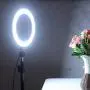 Qiilu 10 Inch Dimmable LED Ring Fill Light,USB Camera Video Lamp with Tripod Phone Clip Set Qiilu 10 Inch Dimmable LED Ring Fill Light,USB Camera Video Lamp with Tripod Phone Clip Set