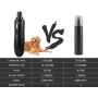 Pecute Large Dog Nail Grinder Rechargeable Electric Dog Nail Trimmer for Paw Grooming Gentle and Painless Nail Clippers for Medium and Large Dogs (2H Quick USB Charge 14H Long Work Time)