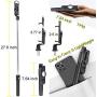 BACNUNN Selfie Sticks & Cell Phone Tripods Stand with Wireless Bluetooth Remote & Fill Light Mini Portable Extendable Selfie Stick for iPhone 11/XR/X/8/8Plus/7/7Plus/6s/6 Samsung Galaxy Android