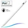 Stylus Pen with Palm Rejection, FOJOJO Active Stylus Compatible with (2018-2020) Apple iPad Pro 11 & 12.9 inch/iPad 7th Gen/iPad 6th Gen/iPad Mini 5th Gen/iPad Air 3rd Gen (White)