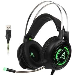 SUPSOO G-815 Gaming Headset,Headphone with 3.5mm Jack Stereo Sound Over-Ear Headphone with Microphone Volume Control for New Xbox one PS4 PC Laptop Mac Mobile