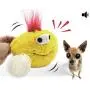Interactive Plush Squeaky Dog Toys, Electronic Motion Ball Pet Toy, Crazy Bouncer for Prevent Boredom