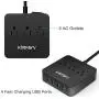 KINFAYV Power Strip with 4 USB Ports & 3 Outlets - Portable USB Strip Surge Protector Desktop Charging Station USB Power Cord with On/Off Switch & 5 Feet Cord for Travel, Hotel, Office KINFAYV Power Strip with 4 USB Ports & 3 Outlets - Portable USB Strip Surge Protector Desktop Charging Station USB Power Cord with On/Off Switch & 5 Feet Cord for Travel, Hotel, Office