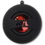 AYL Mini Speaker System, Portable Plug in Speaker with 3.5mm Aux Audio Input, External Speaker for Laptop Computer, MP3 Player, iPhone, iPad, Cell Phone (Black)