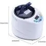 2 Liter Portable Sauna Steamer Pot, Fumigation Machine Home Steamer Steam Generator, with Thin Remote Control, Timing Function Pot Machine, for Home Personal Spa Shower(US 110V)